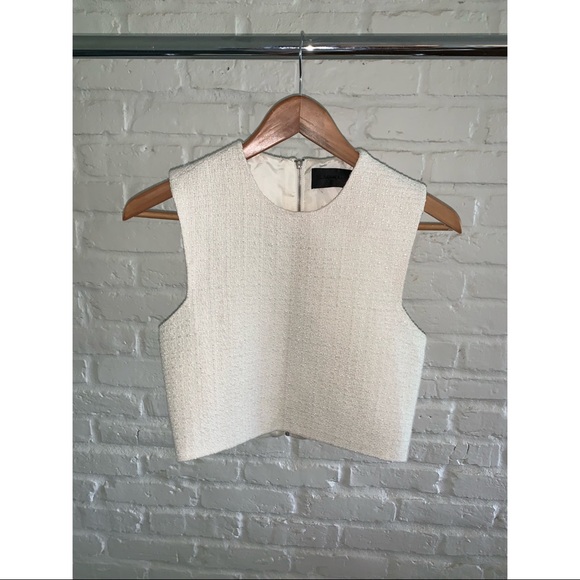 Blaque Label White Crop Top